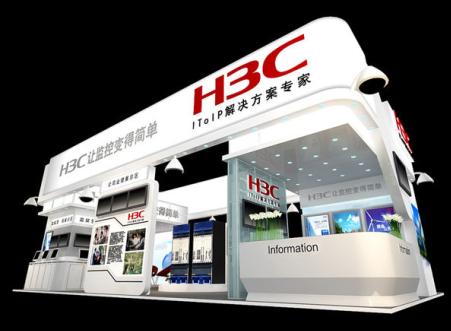 南昌展览公司之h3c展厅设计装修展示